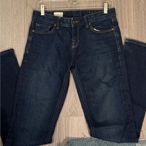 Real Straight, Tall Long Dark Denim Gap Jeans